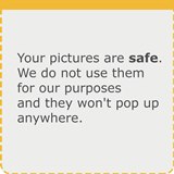 We will not use retouched photos without your permission