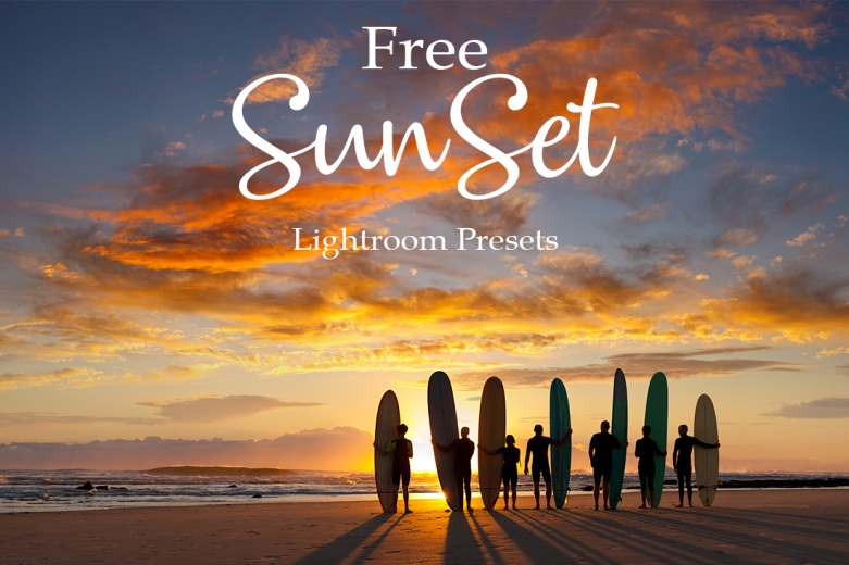 presets sonnenuntergang kostenlos banner