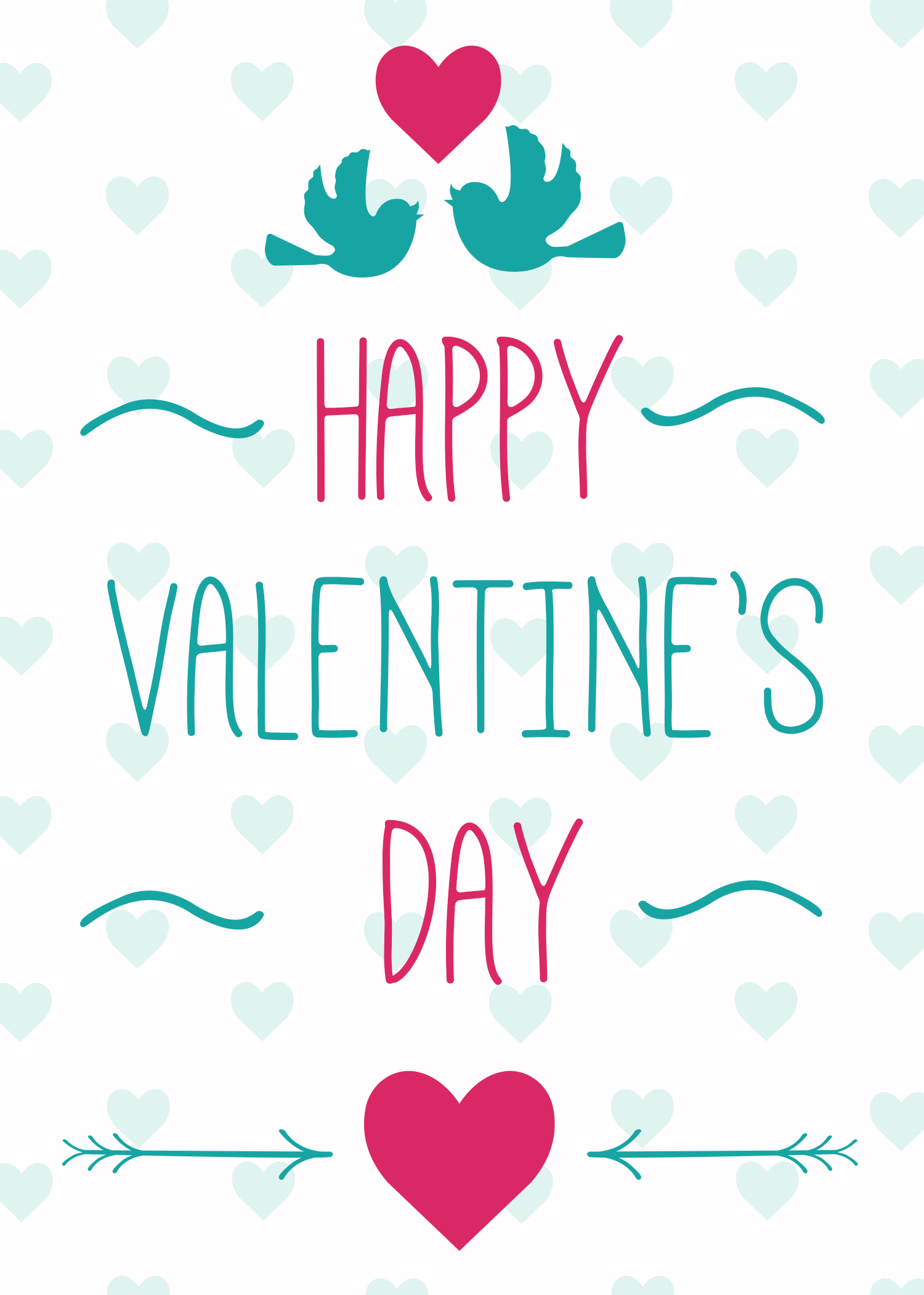 valentines day cards templates pack
