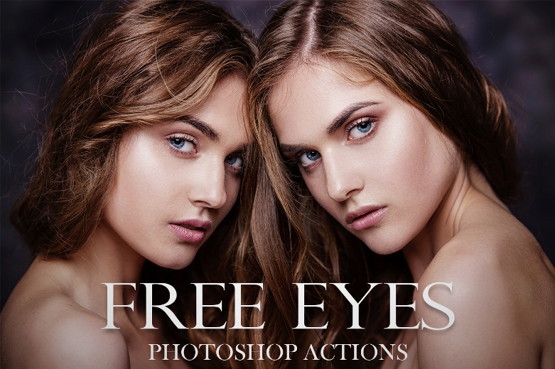 free photoshop actions download for eyes poster girls
