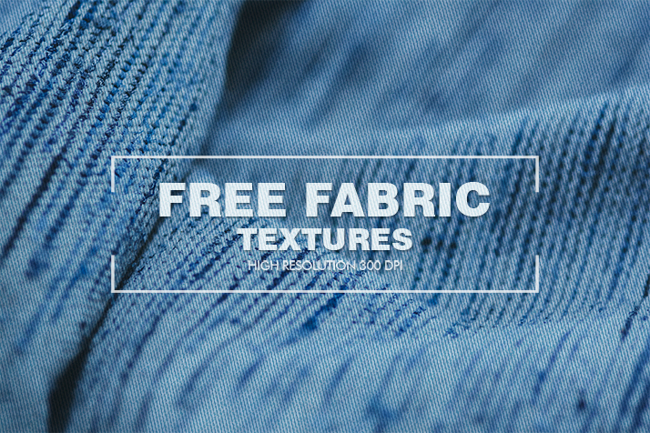 fabric texture poster blue fabric