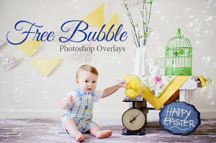 free bubble overlay for photoshop poster nature