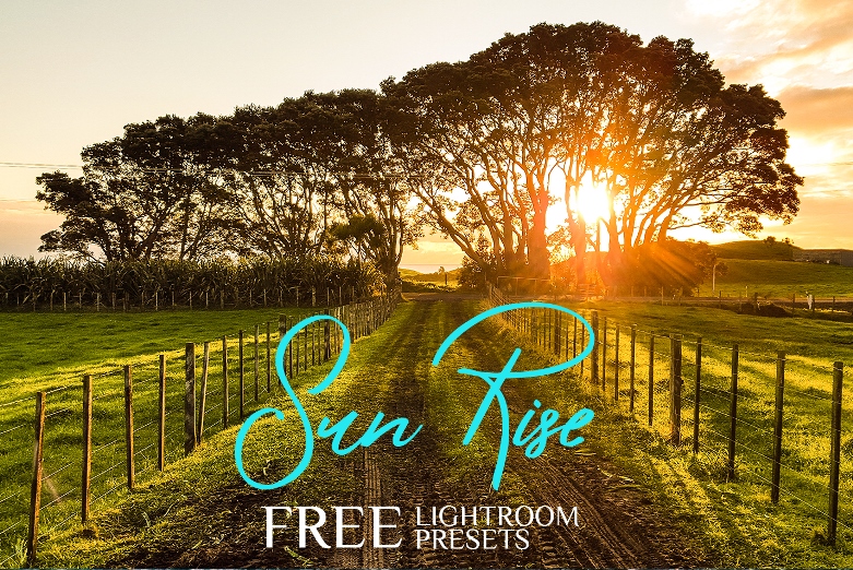 free lightroom preset sunrise poster nature