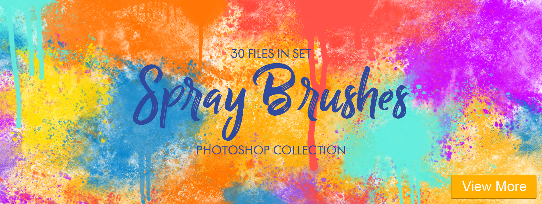 free watercolor brushes photoshop 30 files in set spray brushes photoshop collection banner