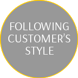 following customer