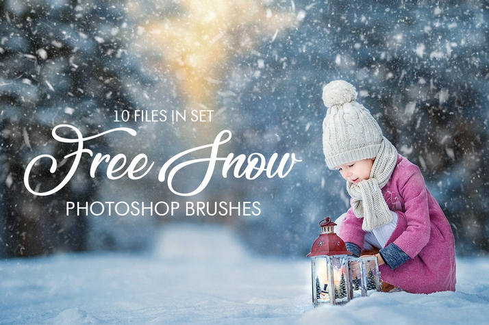 snow brushes photoshop free download