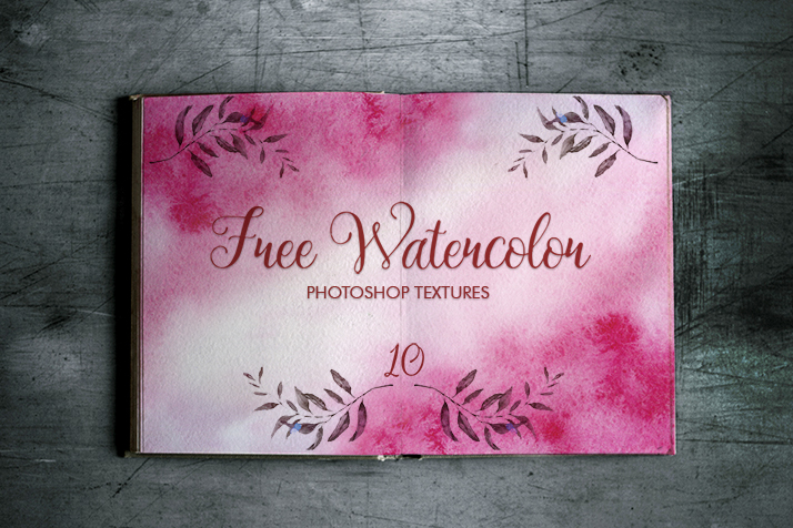 free watercolor texture photoshop free poster book
