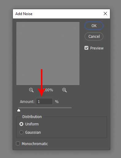 remove double chin photoshop noise amount