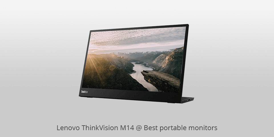 best portable monitor lenovo thinkvision m14