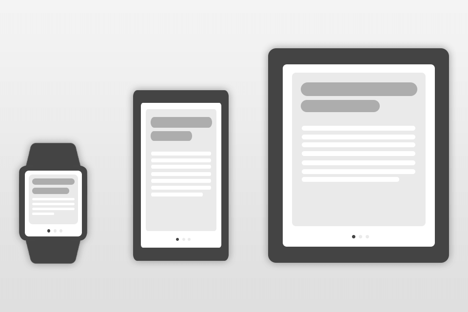 animation duration and device size
