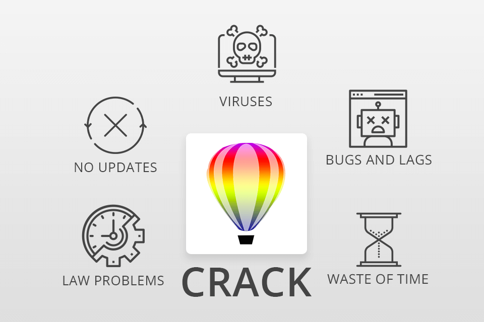 corel draw x6 crack disadvantages