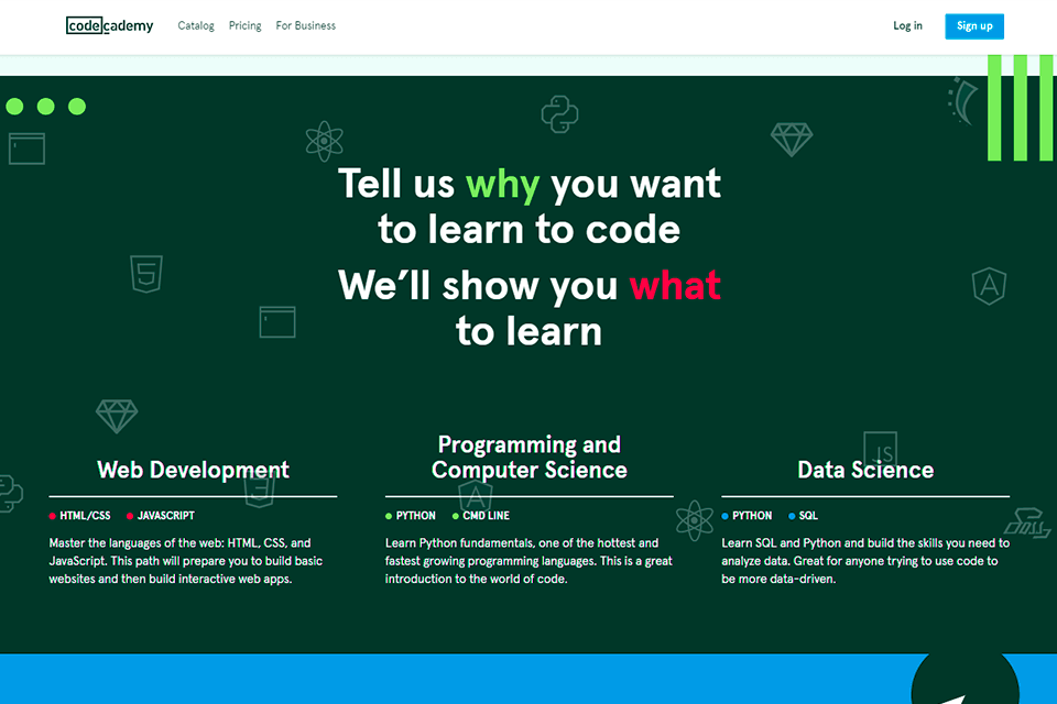 codeacademy online learning platforms