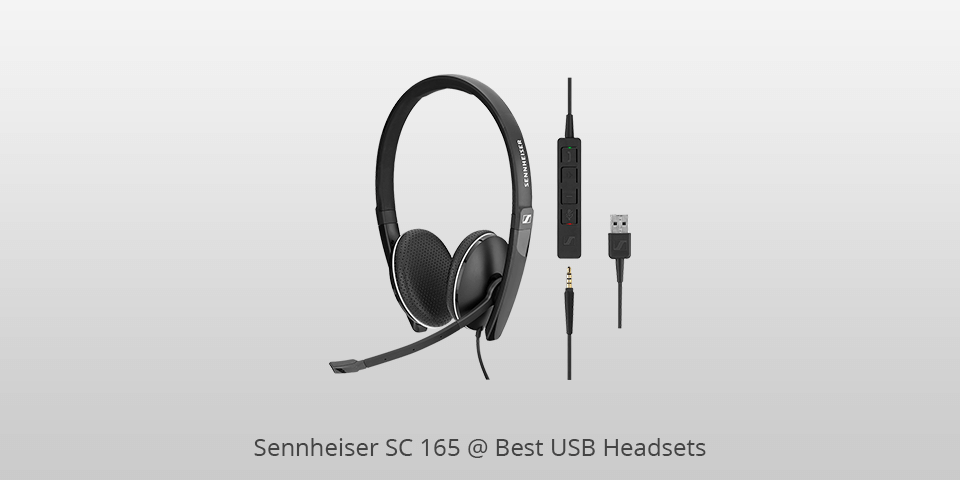 sennheiser sc 165 usb headset