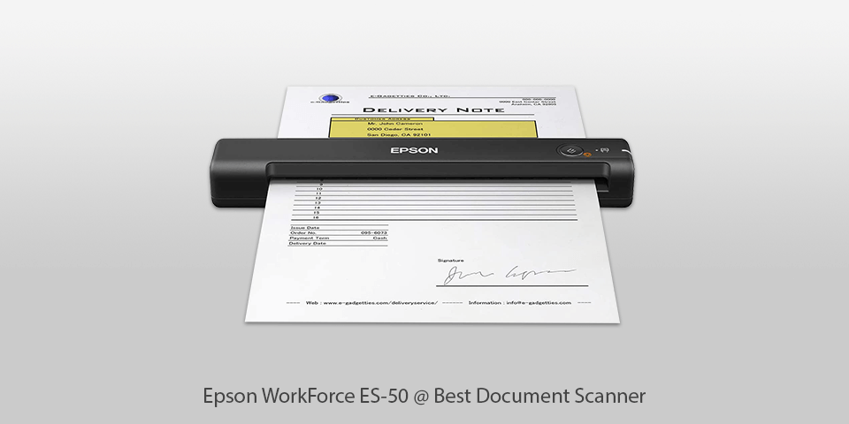 automatic document feed scanner