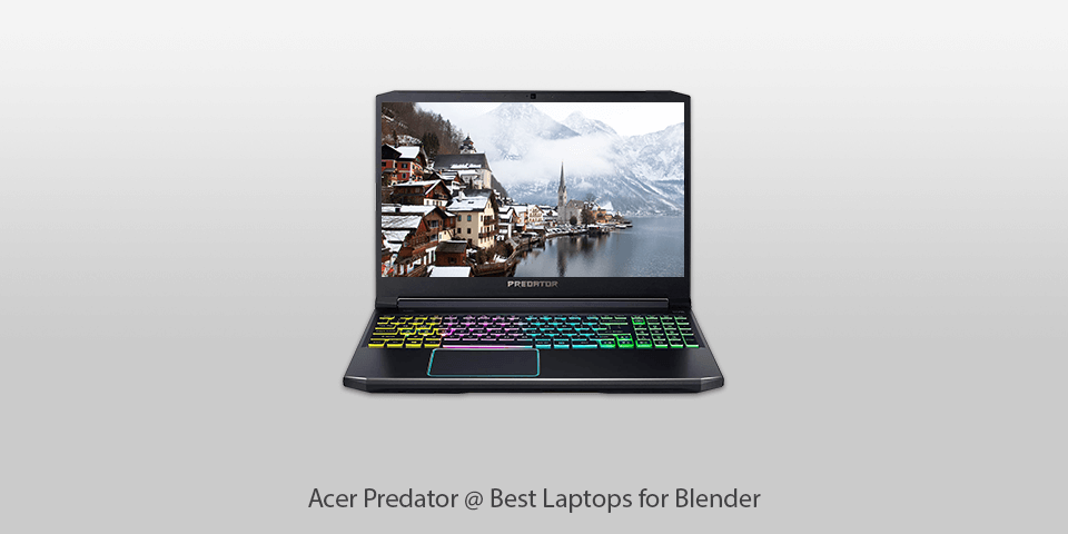 acer predator laptop for blender