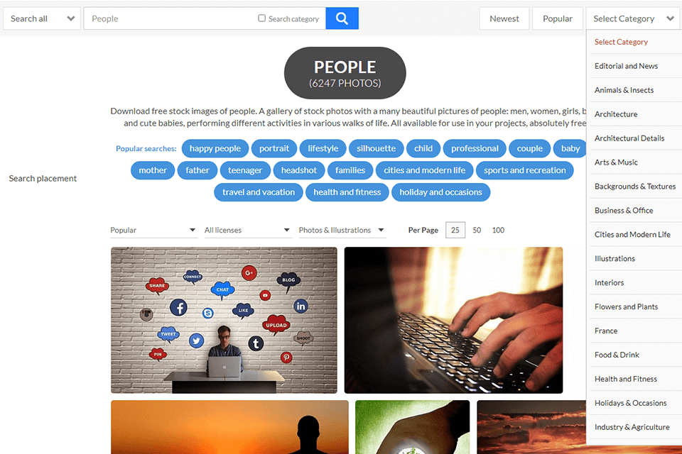 freerange photo stock review popular themes