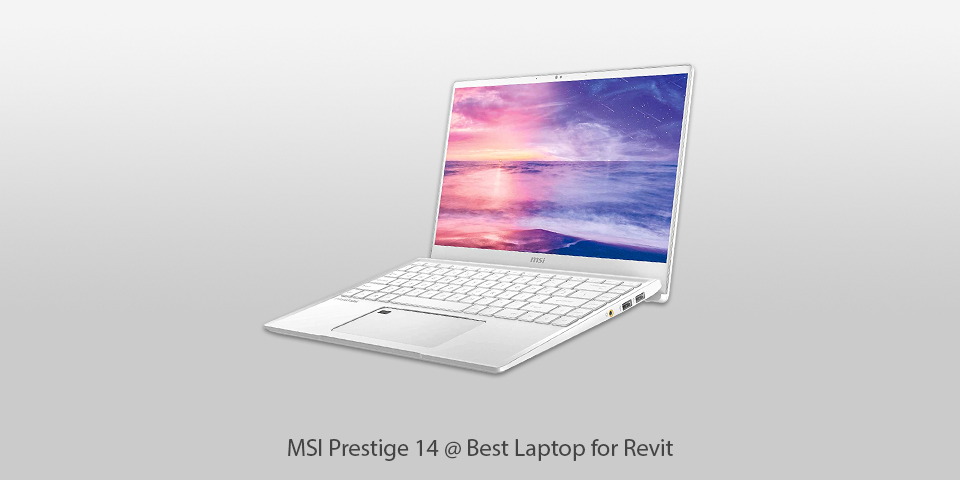 laptop for revit msi prestige 14