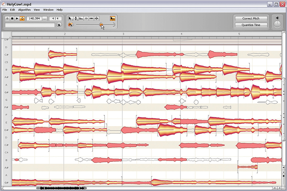 celemony melodyne interface