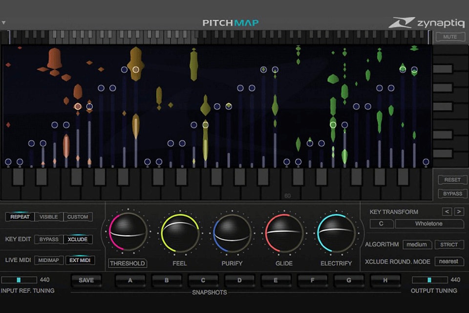pitchmap best pitch correction software interface