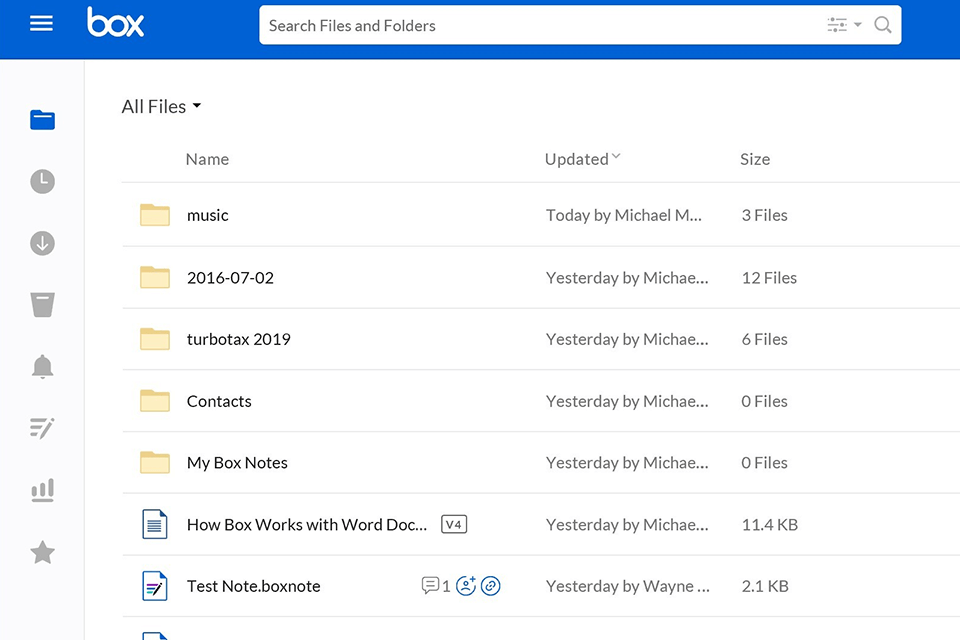 box interface onedrive alternative