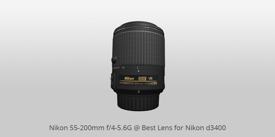 lens for nikon d3400 nikon 55-200mm f/4-5.6g
