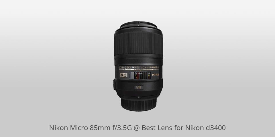 lens for nikon d3400 nikon micro 85mm f/3.5g