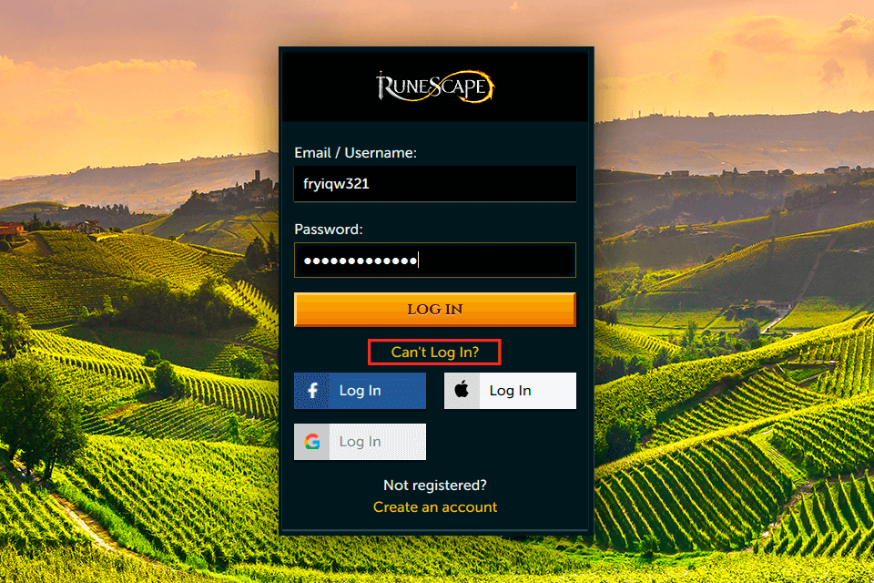 logging in can you get unbanned from runescape