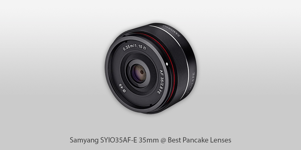 e mount pancake lenses