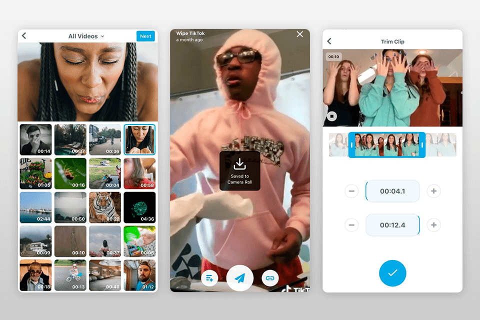 clipbox tiktok video downloader interface