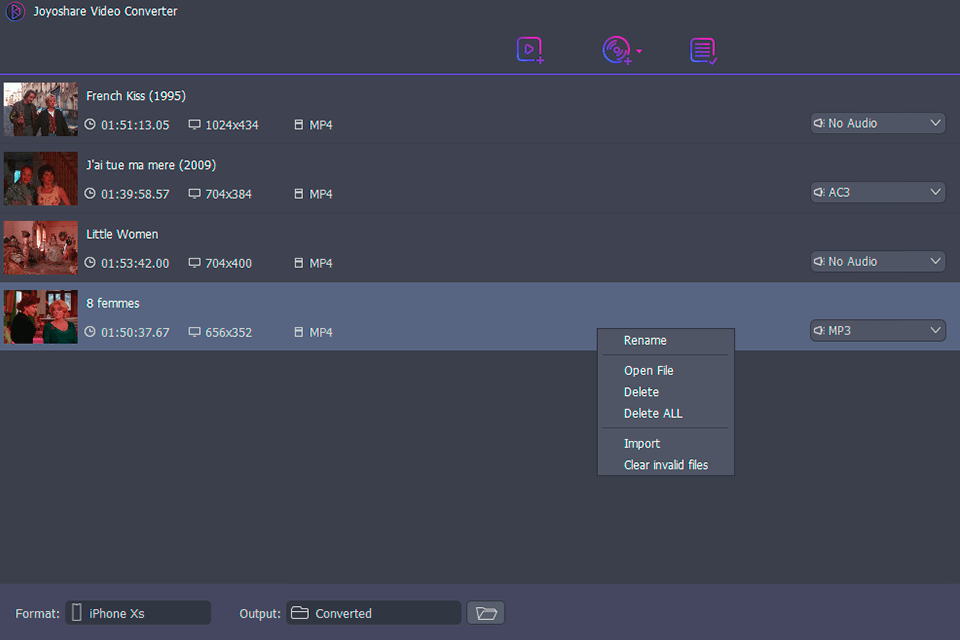 joyoshare video converter easy conversion setup