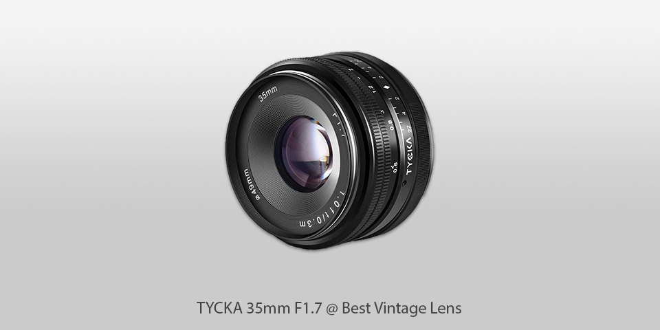 vintage lens tycka 35mm f1.7