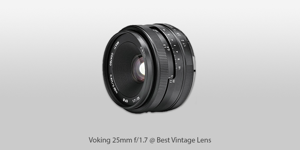 vintage lens voking 25mm f/1.7