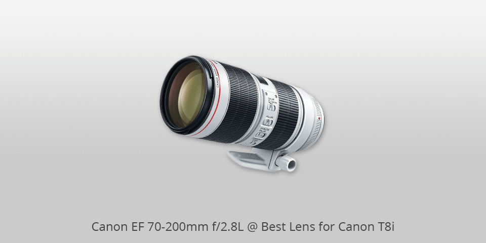 lens for canon t8i canon ef 70-200mm f/2.8l