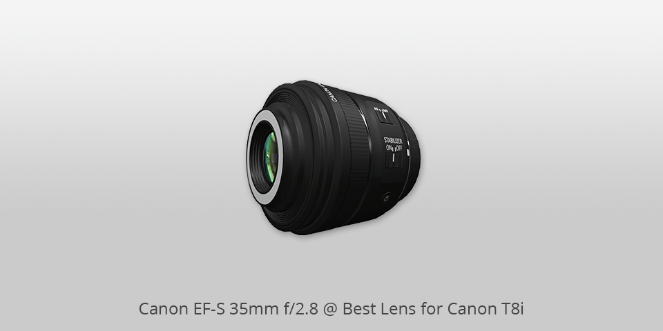 lens for canon t8i canon ef-s 35mm f/2.8