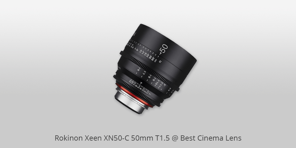 cinema lens rokinon xeen xn50-c 50mm t1.5