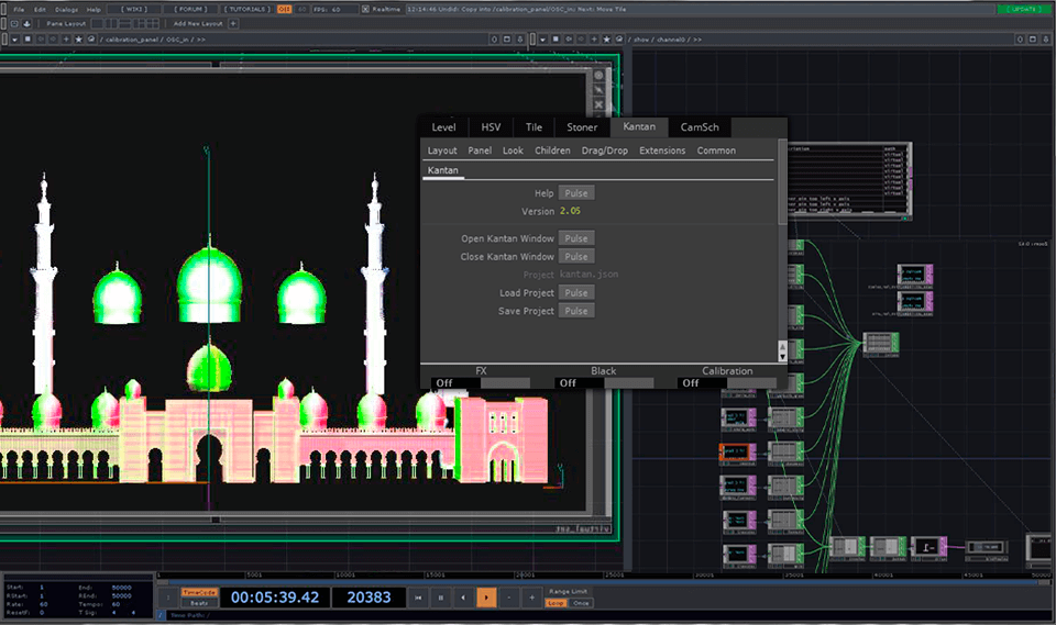 touchdesigner video mapping software interface