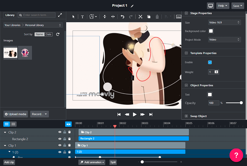 moovly animation software for beginners