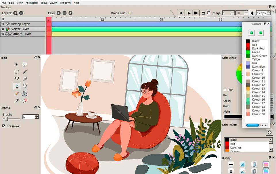 pencil 2d animation software for beginners