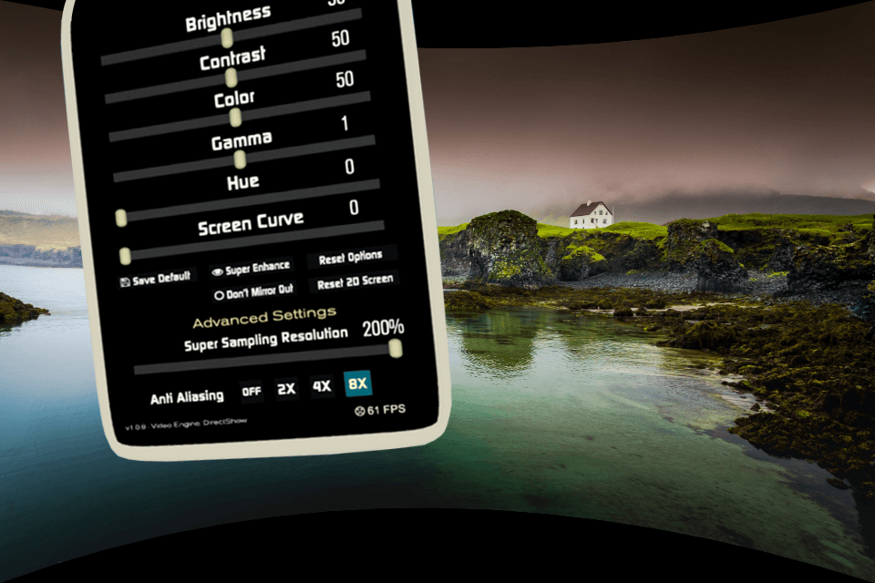 simple vrinterface du lecteur vidéo