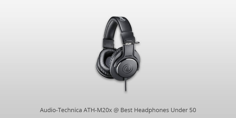 audio-technica ath-m20x headphones under 50