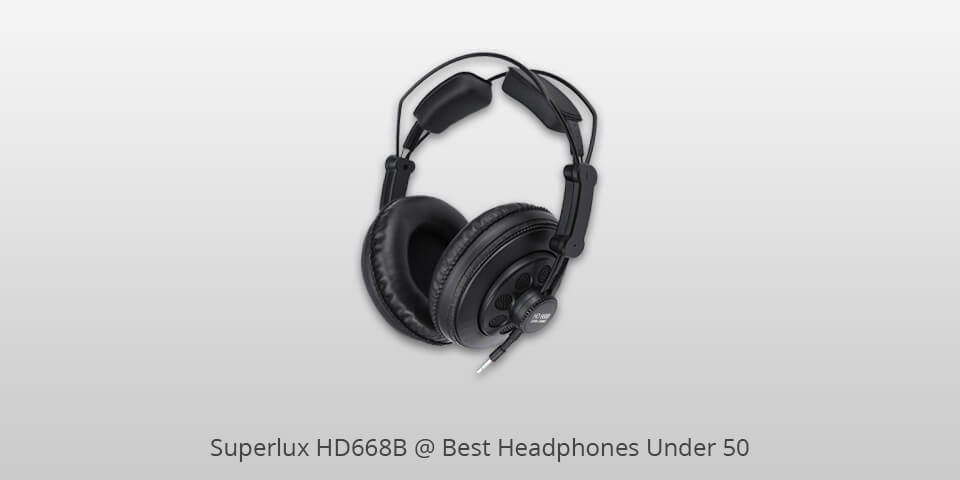 superlux hd668b headphones under 50