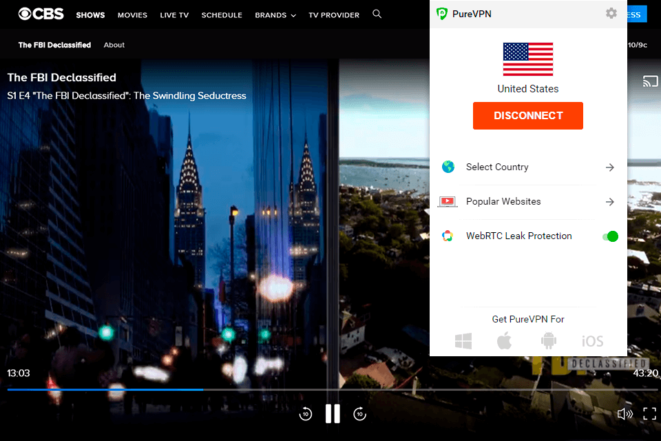 vpn watch cbs all access in uk