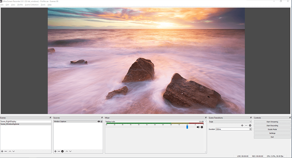 ultravnc open source screen recorder interface