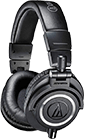 audio technica ath m50x headphones for podcasting