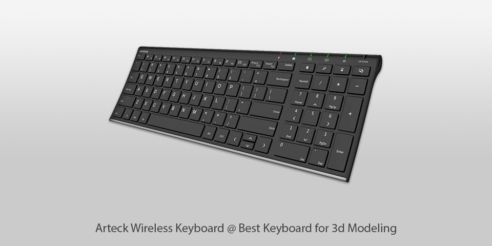 best keyboard for 3d modeling arteck wireless keyboard