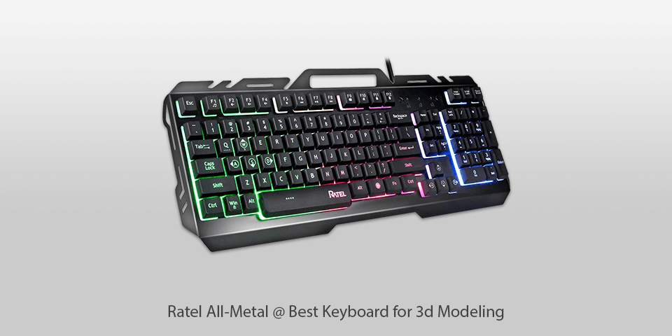 best keyboard for 3d modeling ratel all-metal