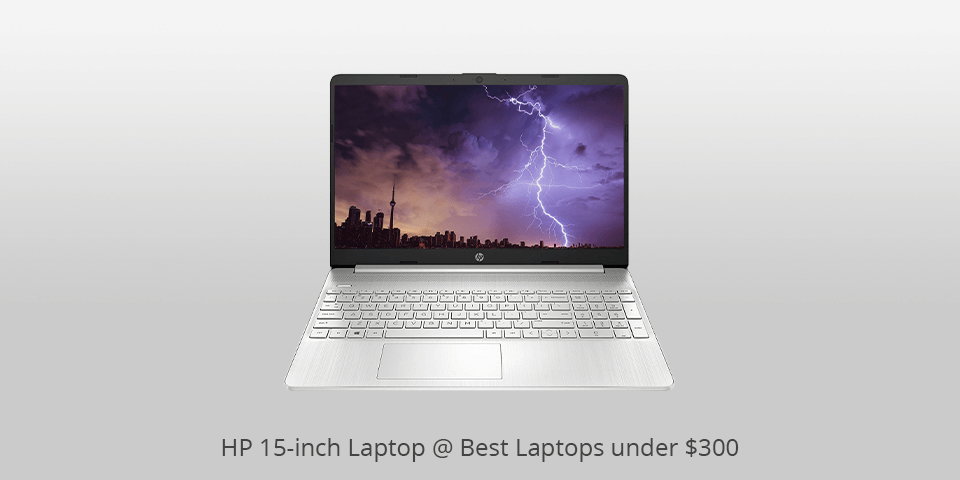 hp 15-inch laptop under 300
