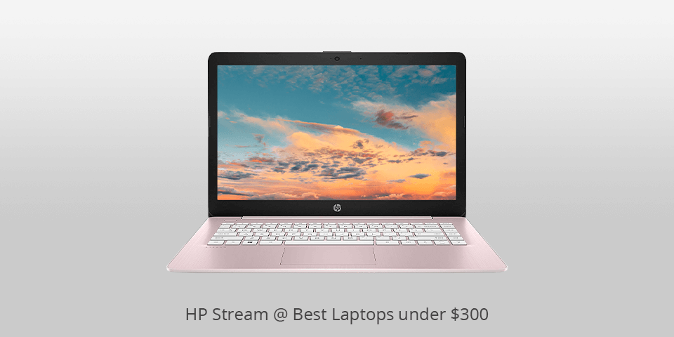 hp stream laptop under 300