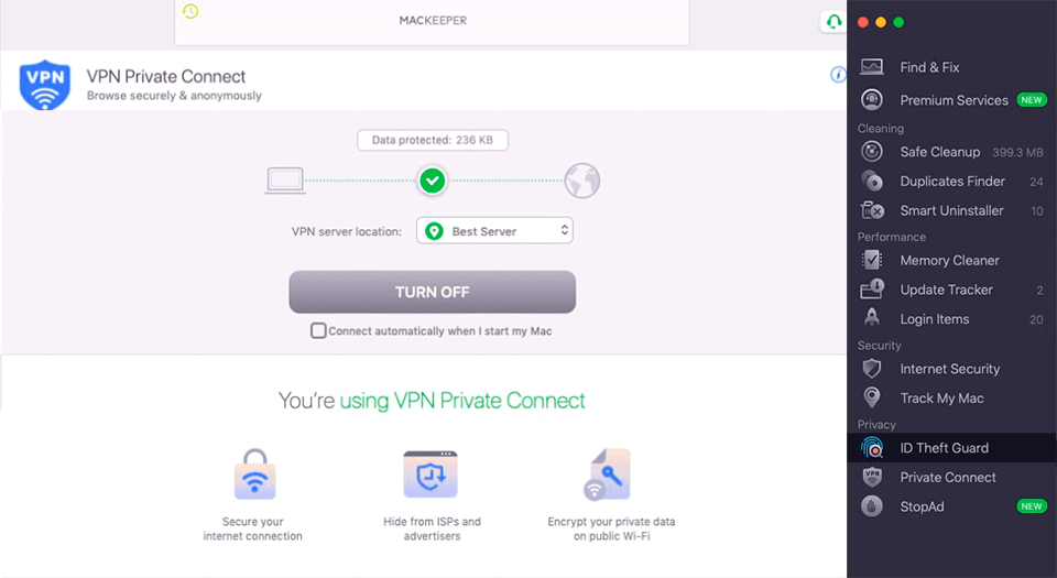 mackeeper other security and privacy tools