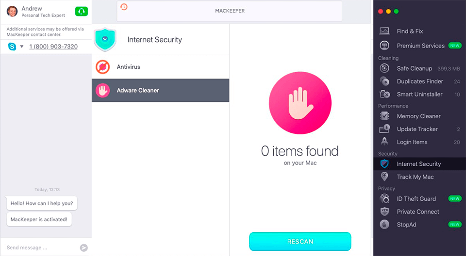 mackeeper performance tool adware cleaner